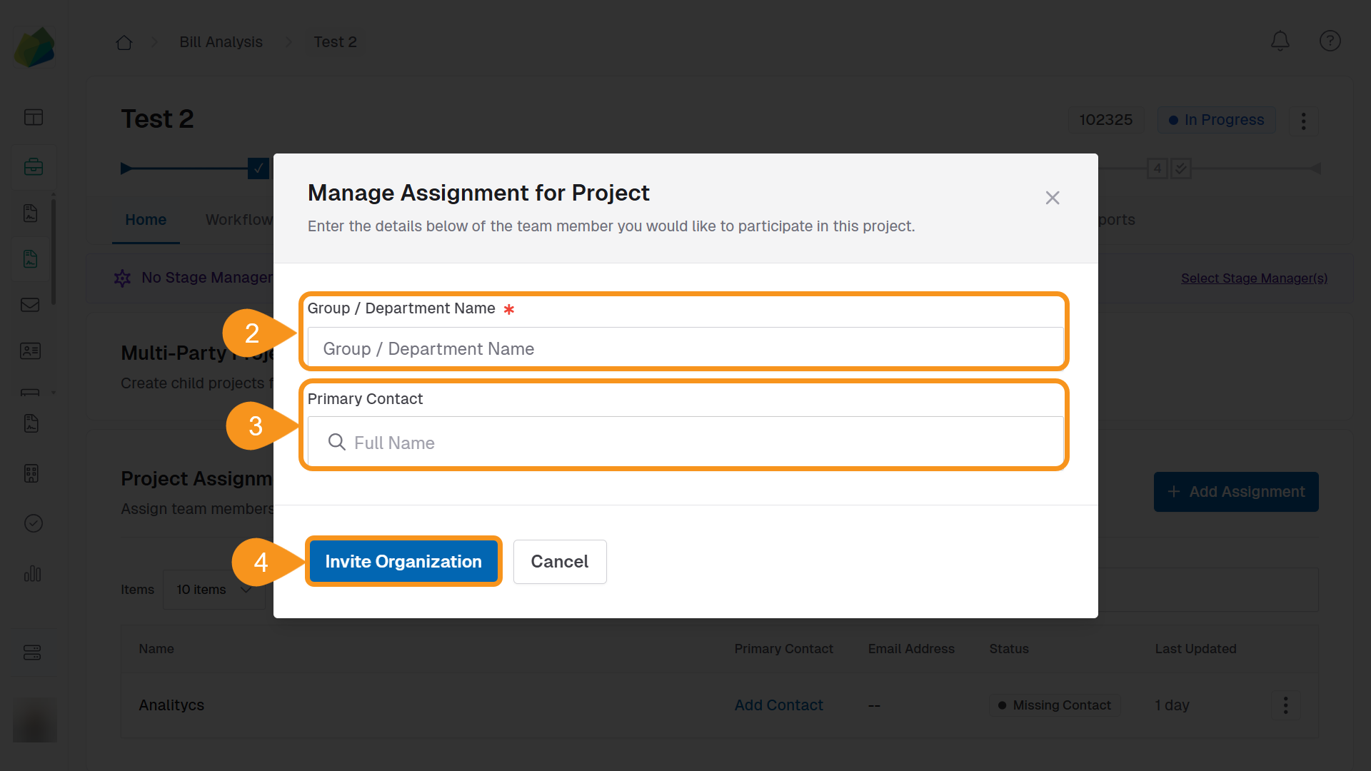 Add Additional Parties (Assignments) 2