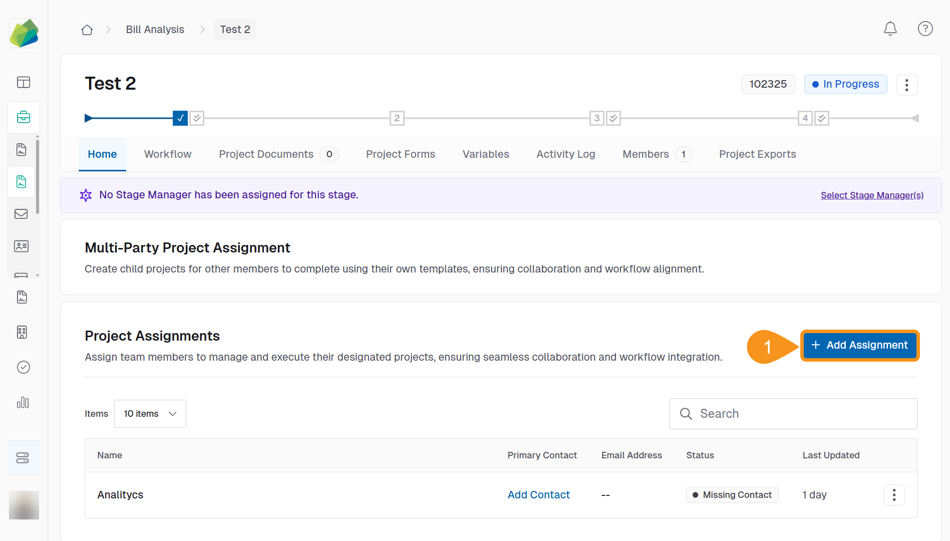 Add Additional Parties (Assignments)