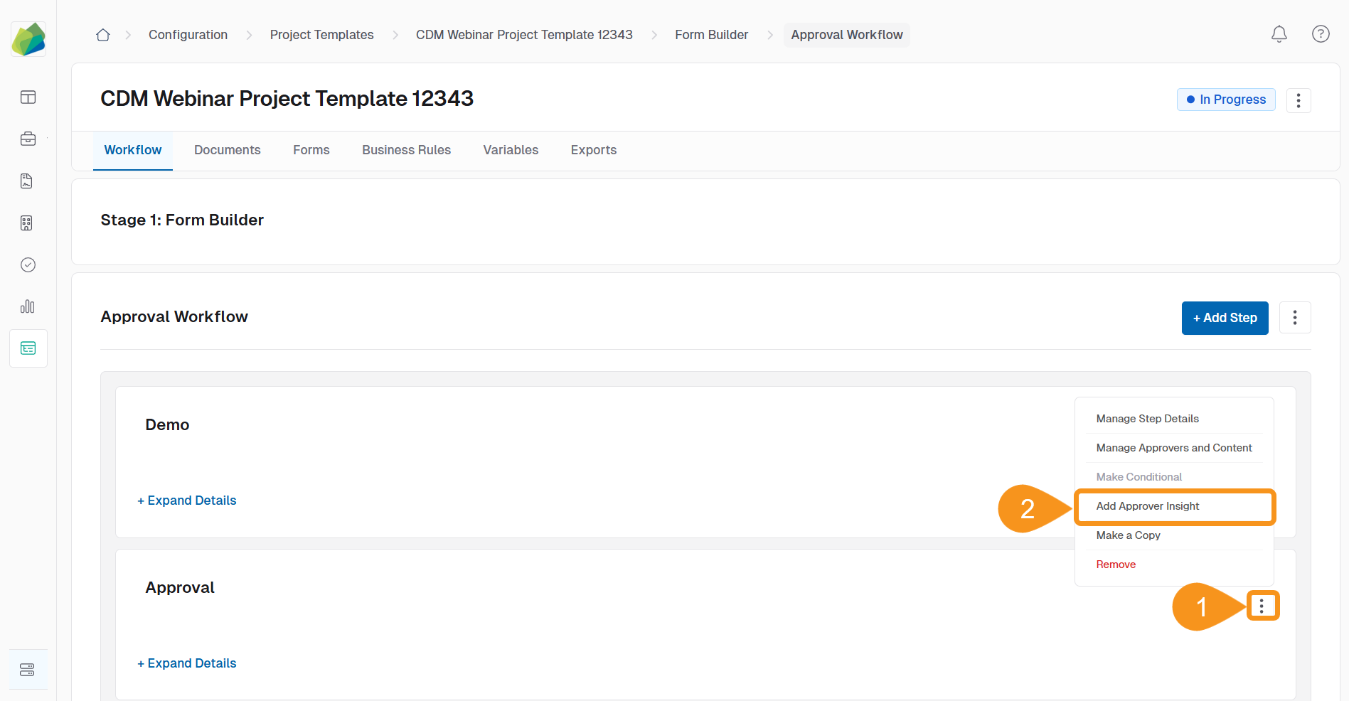 Add Approver Insights