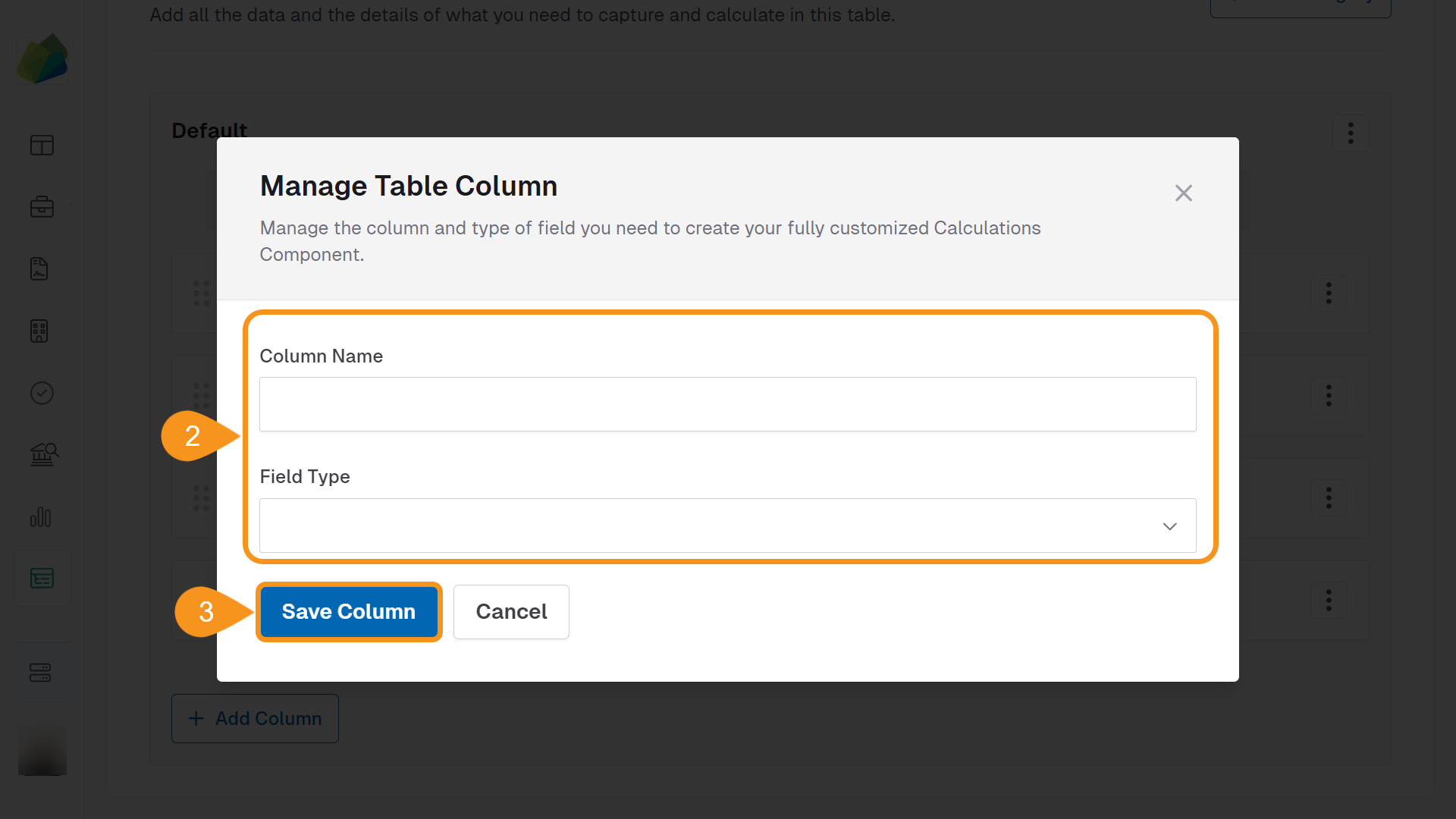 Add Calculations Components to a Form