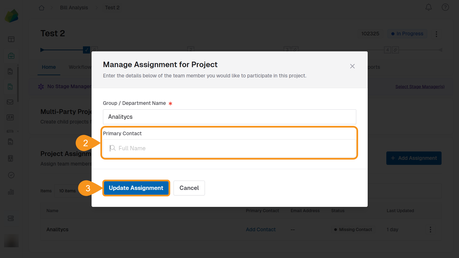 Assign Project to Multiple Parties (Assignments) 2