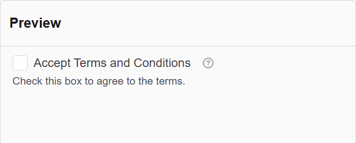 Basic component Checkbox 1