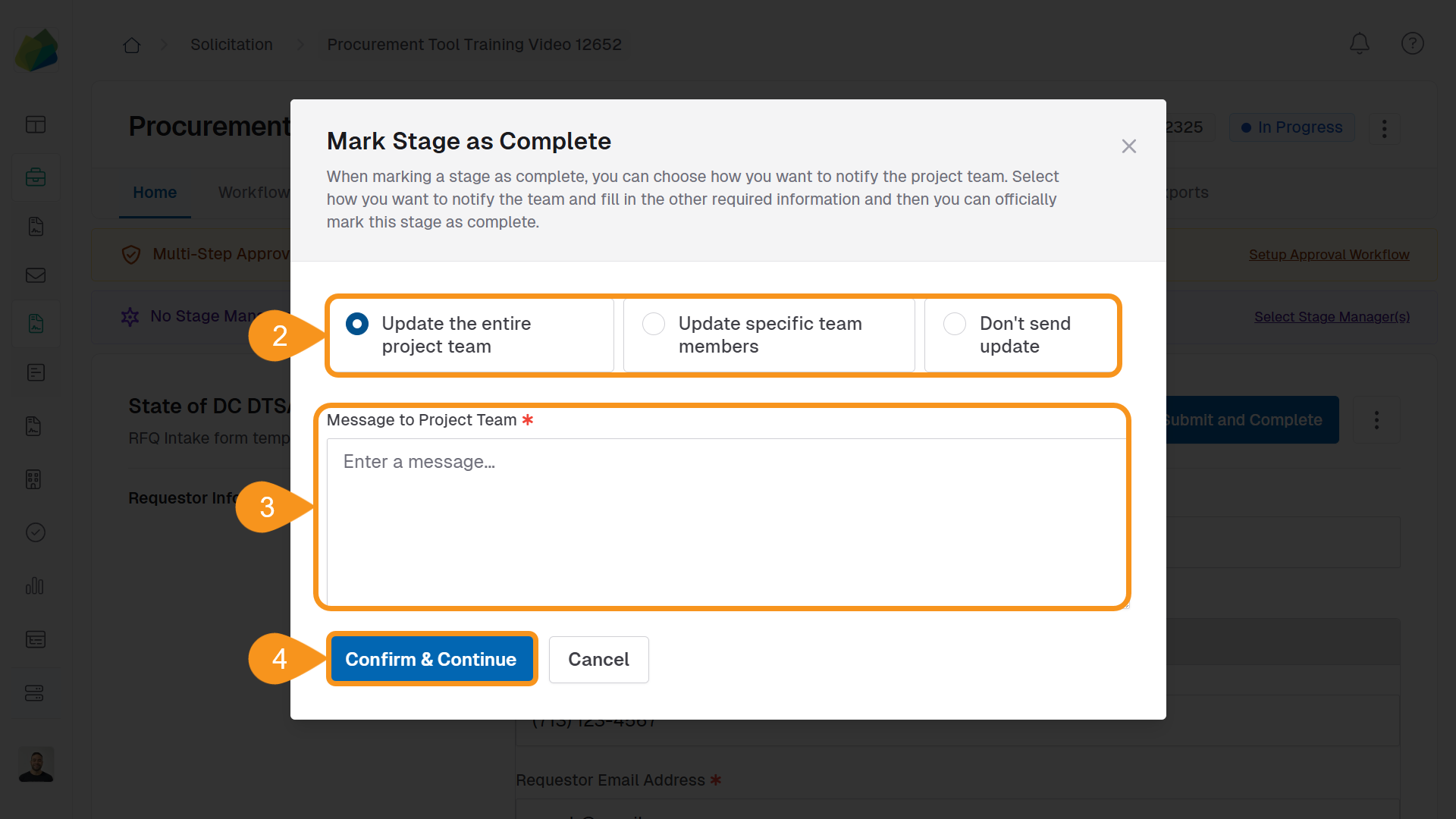 Complete the Form Builder Stage 1