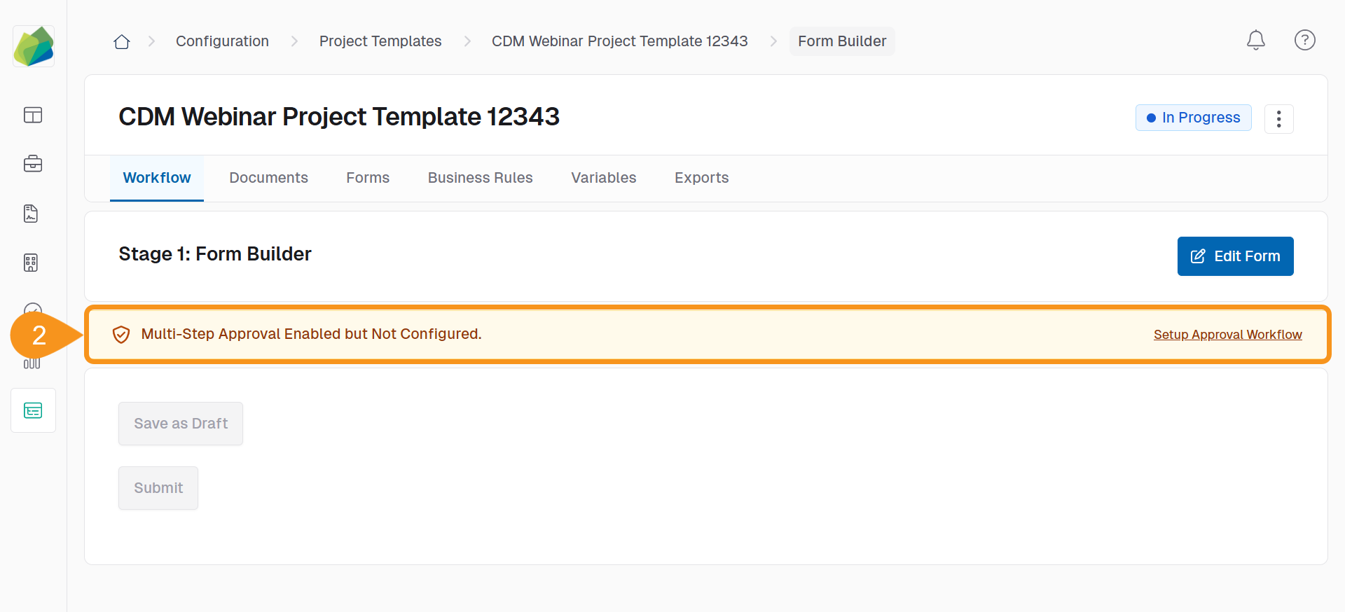 Configure an Approval Workflow 1