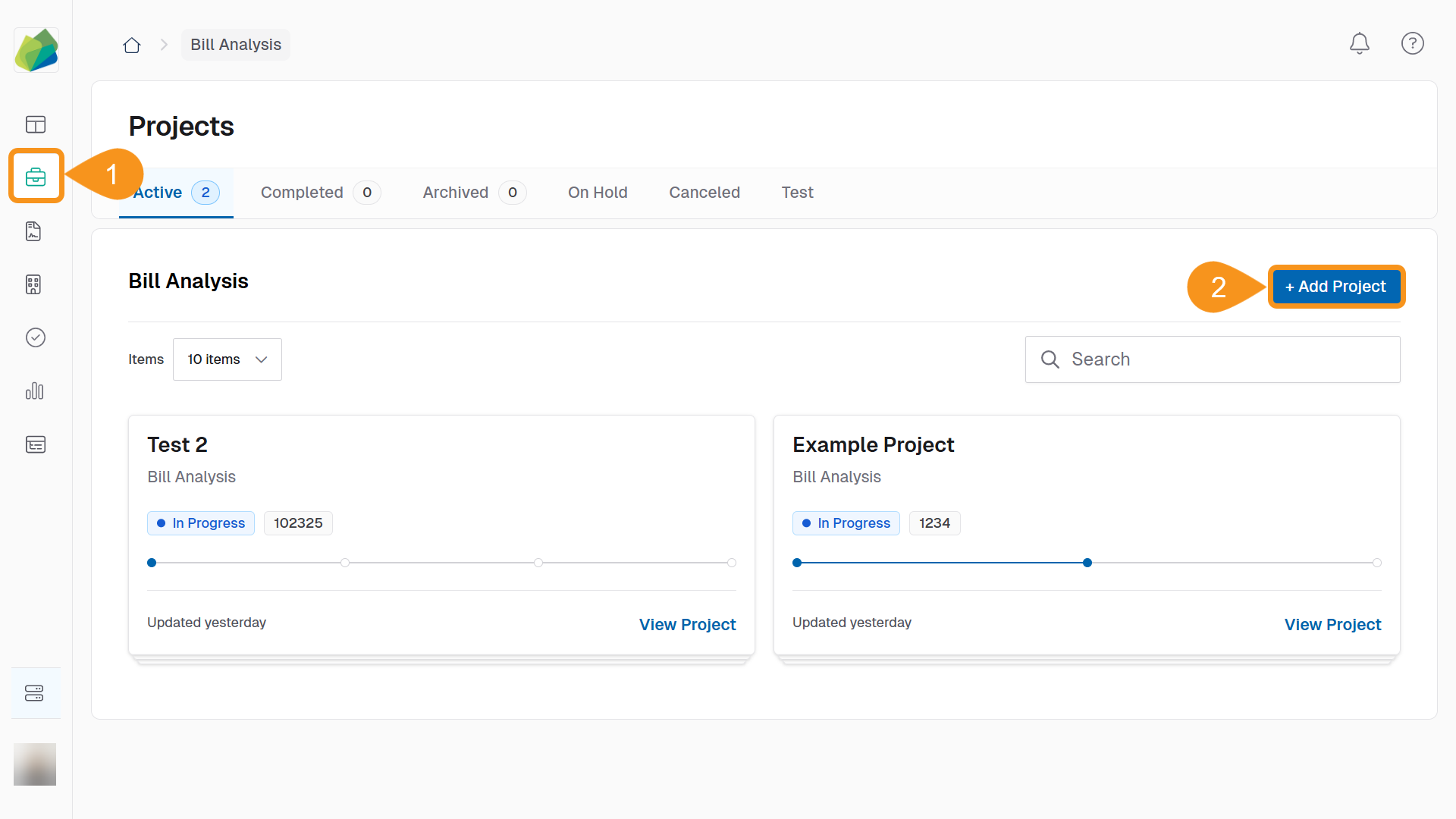 Create a Project with Multi-Party Project Assignment