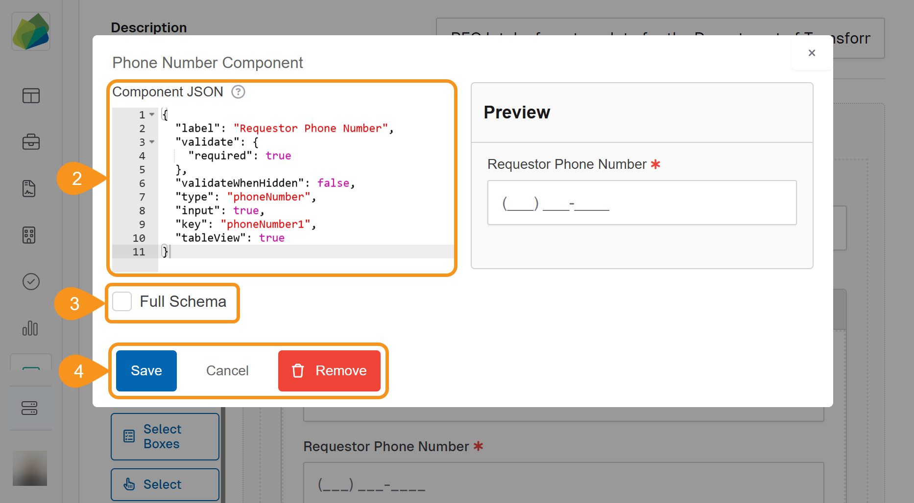 Edit JSON Basic components 1