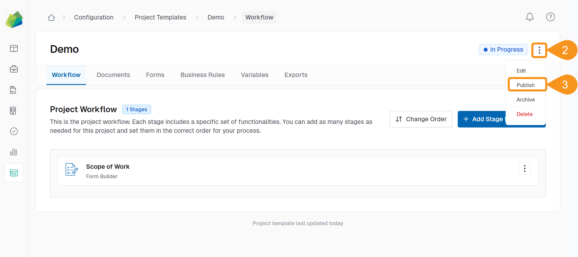 Publish Project Templates 1-2