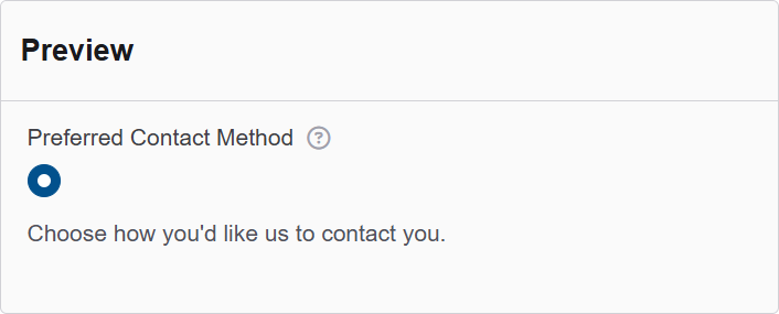 Basic component Radio 1