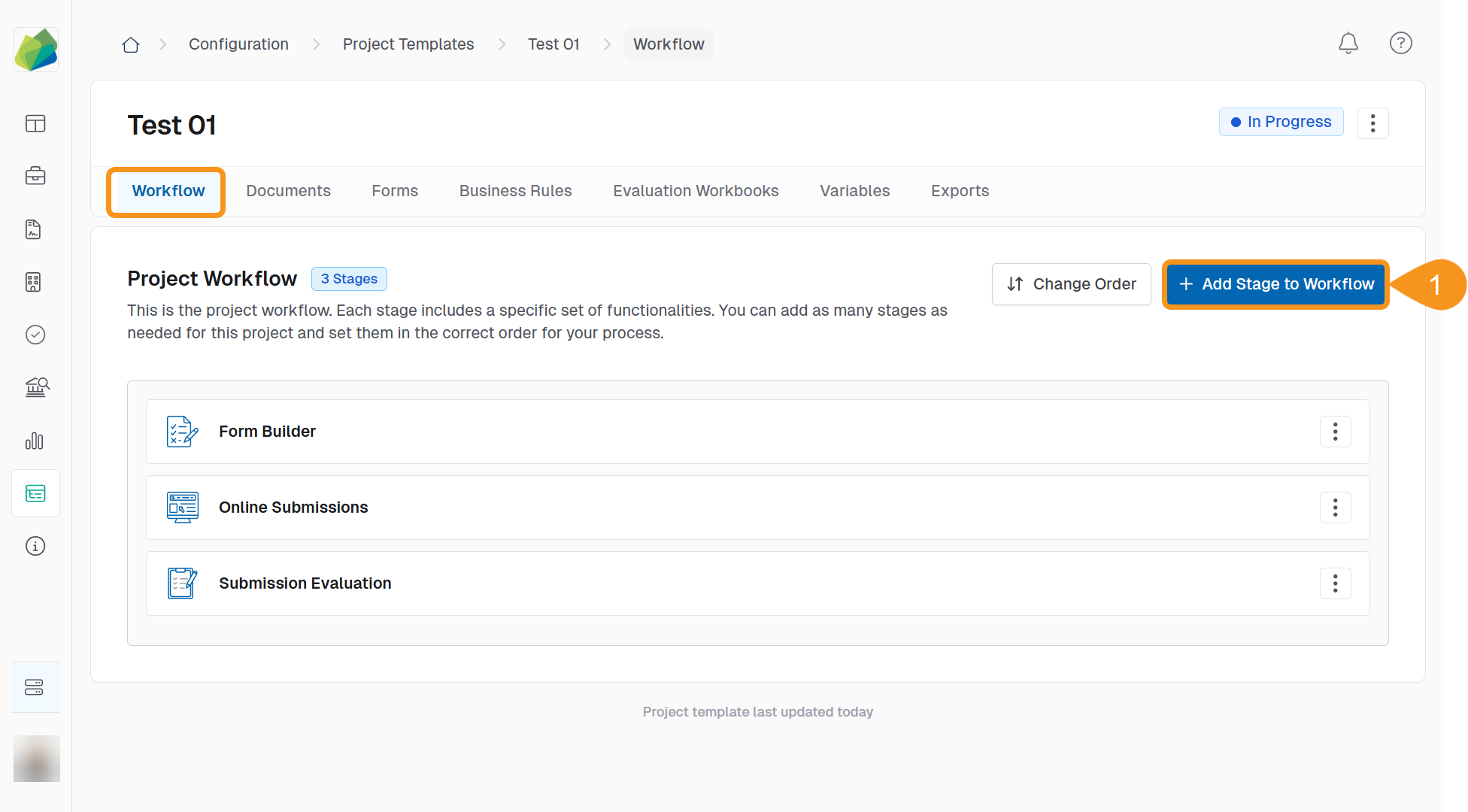 Add Stage to Workflow