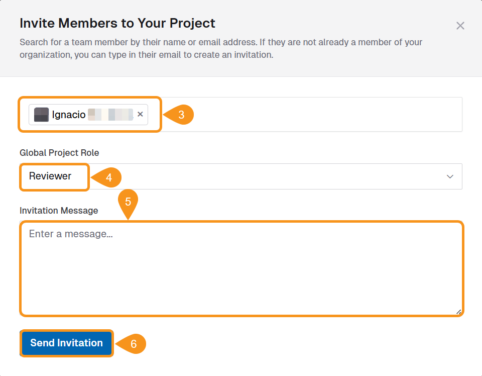 invite global project members