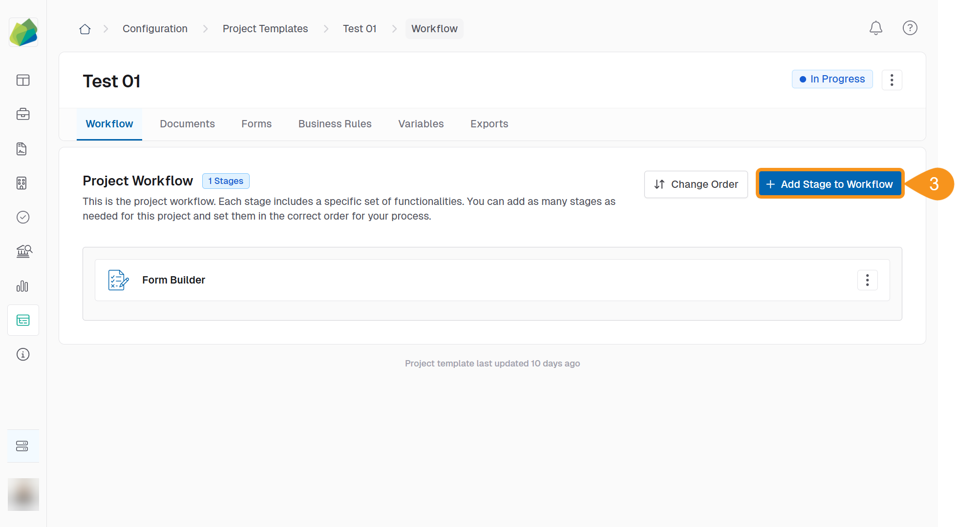 Add Stage to Workflow