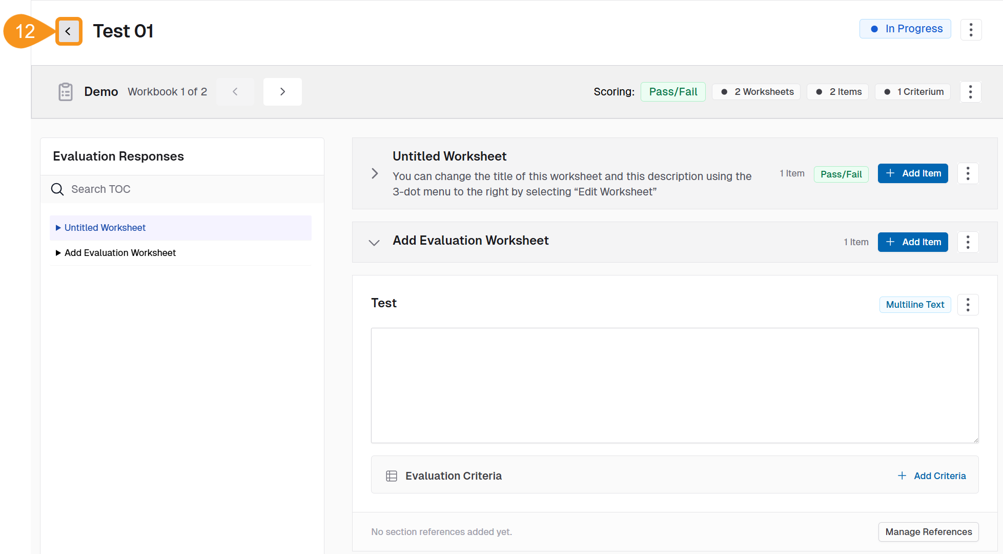 Return Evaluation Workbook