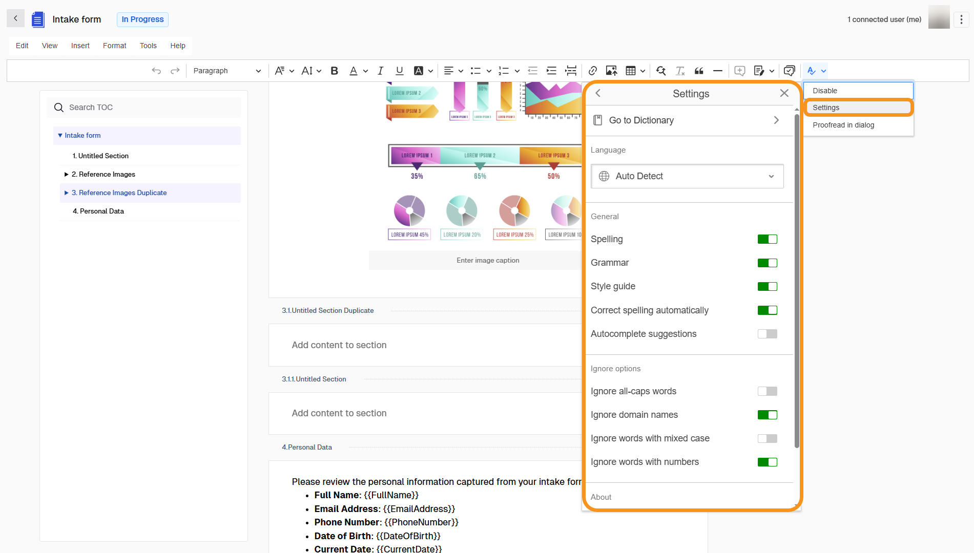 Real-Time Document Accessibility Checker
